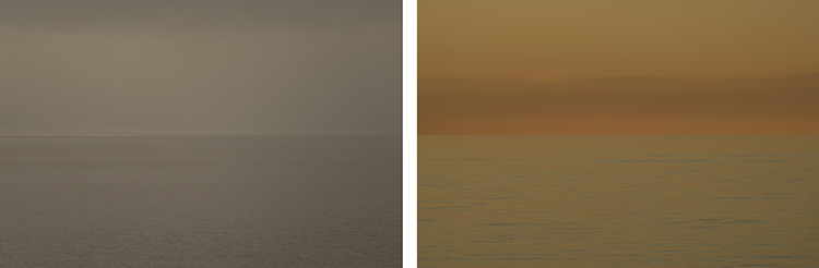 Christian Perret, Gris de Payne - Jaune de Naples | Bleu de cobalt - Rouge de Venise