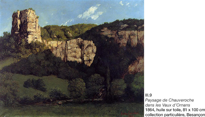 Gustave Courbet, Paysage de Chauveroche dans les Vaux d'Ornans