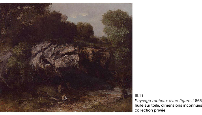 Gustave Courbet, Paysage rocheux avec figure