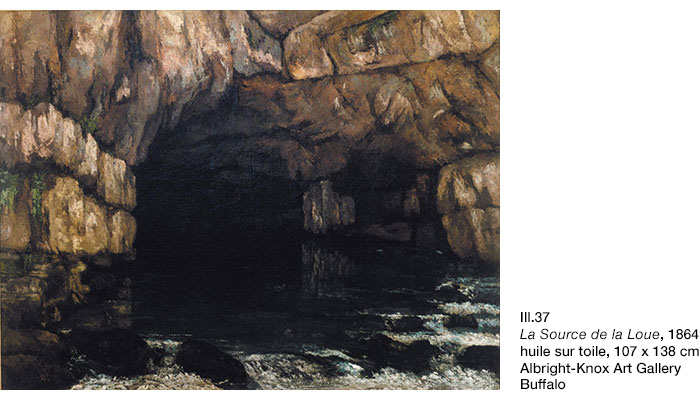 Gustave Courbet, La Source de la Loue, Buffalo