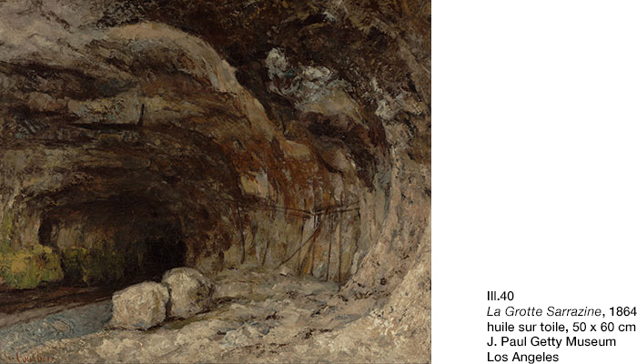 Gustave Courbet, La Grotte Sarrazine, Getty