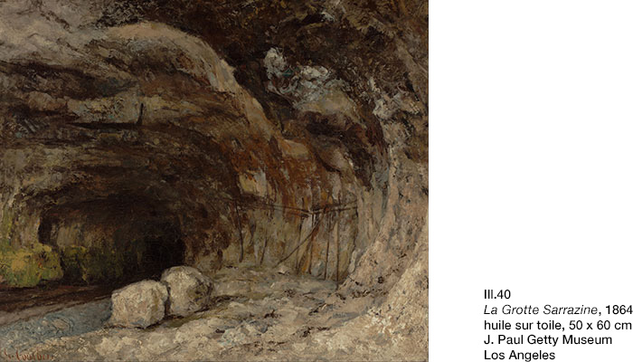 Gustave Courbet, La Grotte Sarrazine, Getty