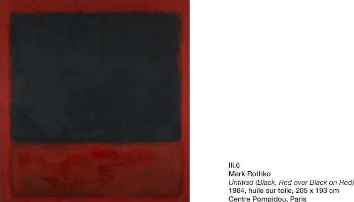 Rothko, Untilted, Black, Red over Black on Red