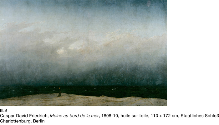 Friedrich, Moine au bord de la mer