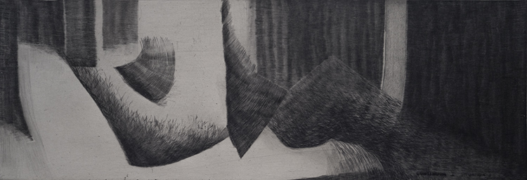 Christian Perret, Continuum, l'histoire ruinée I-2, gravure