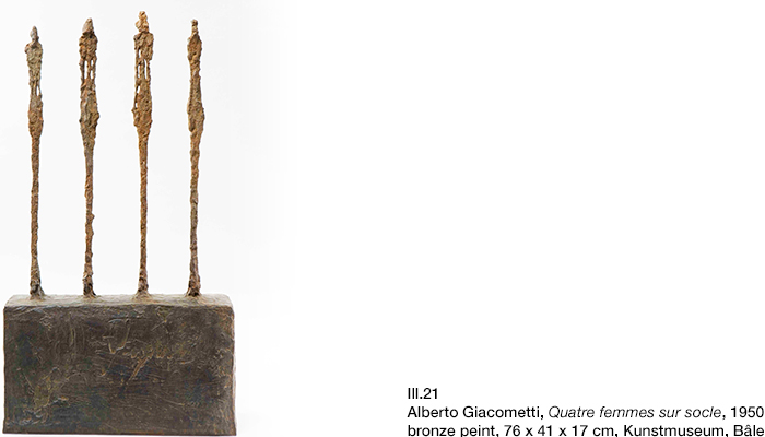 Giacometti, Quatre femmes sur socle