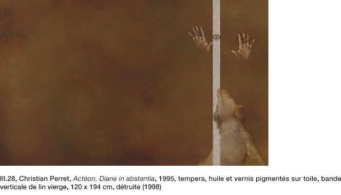 Perret, Actéon, Diane in abstentia